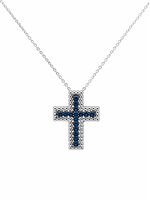 Necklace Comete Woman Croci in Gold Zaffiro GLB 944